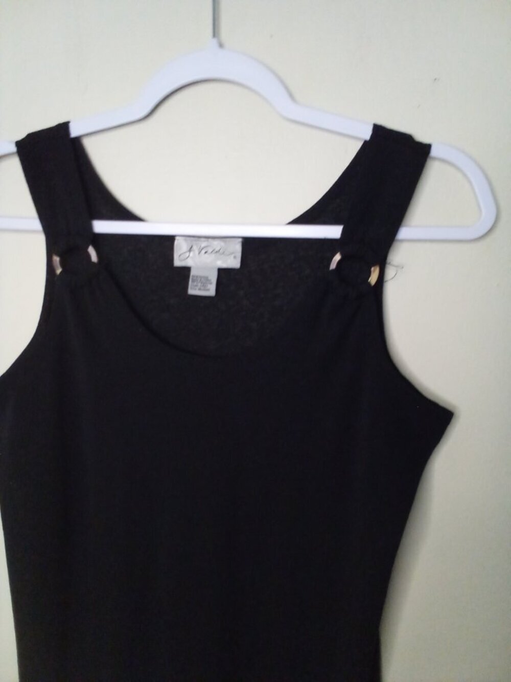 J Valdi Swim Cover Women M Sleeveless Soft Stretch Black - Picture 3 of 14